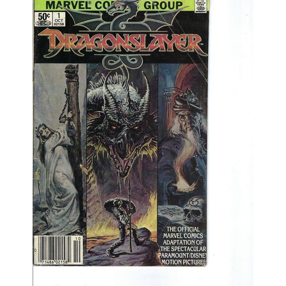 Dragonslayer #1 Movie Adaptation Marvel Comics 1981 High Grade NM